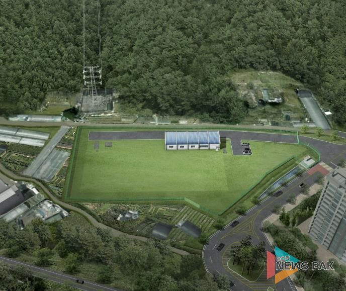 하안동에 설치되는 하수저류시설 조감도