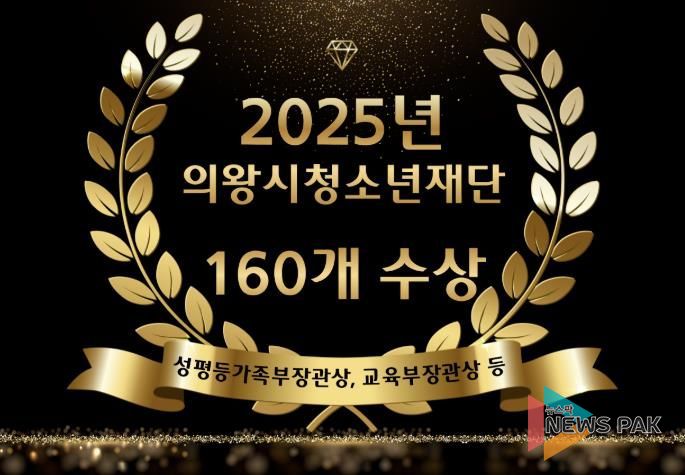 의왕시청소년재단, 2025년 수상 160건...청소년 정책 성과 입증