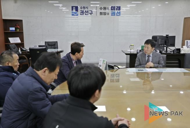 수원시 권선구, 축구협회와 소통 차담회… “지역 생활체육 활성화 위해 맞손”