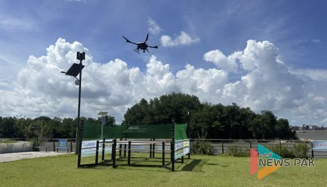 드론 배송 시연