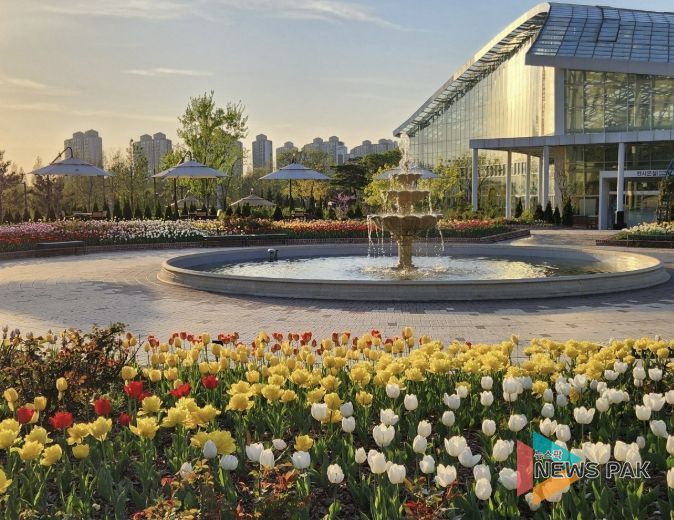 수원 일월수목원 정원