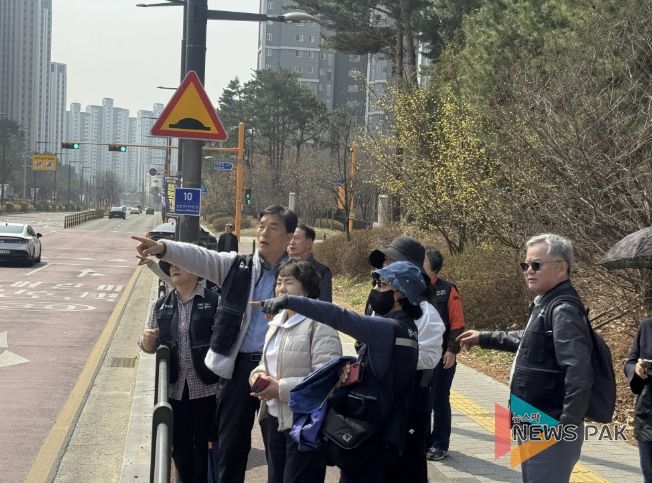 수원시 장안구 정자1동, ‘찾아가는 마을 톡(Talk)파원’순찰 진행