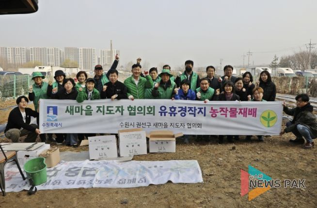 수원시 권선구 새마을지도자협의회, 소외계층 돕는 '사랑의 감자 심기' 행사 개최