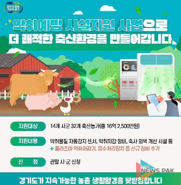 축산농가 악취예방 시설지원