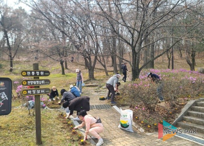 고양시 마두1동 주민자치회, 정발산공원 숲 가꾸기 사업 추진