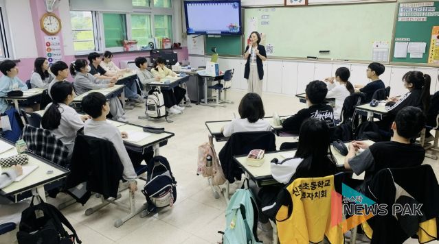 군포문화재단 군포시평생학습원, 초등학교 대상 찾아가는 자원순환교육 한번더제작소 운영